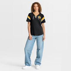 Boston Bruins Fanatics Women's Offside Athena T-Shirt Black
