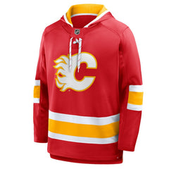 Calgary Flames Fanatics Prime Time Fleece Hoodie Red