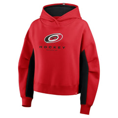 Carolina Hurricanes Fanatics Women's Back Check Boxy Hoodie Red