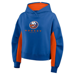 New York Islanders Fanatics Women's Back Check Boxy Hoodie Royal