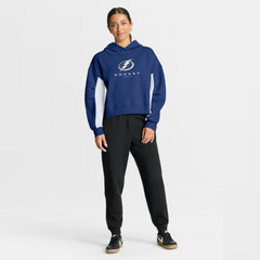 Tampa Bay Lightning Fanatics Women's Back Check Boxy Hoodie Blue