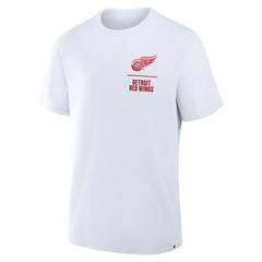 Detroit Red Wings Fanatics Crash The Net Legacy T-Shirt White