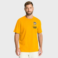 Pittsburgh Penguins Fanatics Crash The Net Legacy T-Shirt Gold