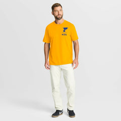 St. Louis Blues Fanatics Crash The Net Legacy T-Shirt Gold