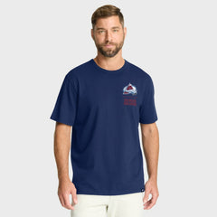 Colorado Avalanche Fanatics Crash The Net Legacy T-Shirt Navy