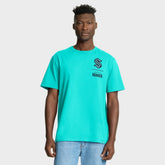 Seattle Kraken Fanatics Crash The Net Legacy T-Shirt Light Blue