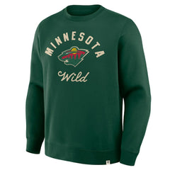 Minnesota Wild Fanatics Stickler Sweatshirt Green