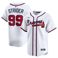 Spencer Strider Atlanta Braves Home Limited Player Jersey White | Nike