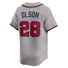 Matt Olson Atlanta Braves Road Limited Player Jersey - Gray