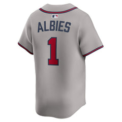 Ozzie Albies Atlanta Braves Road Limited Player Jersey - Gray