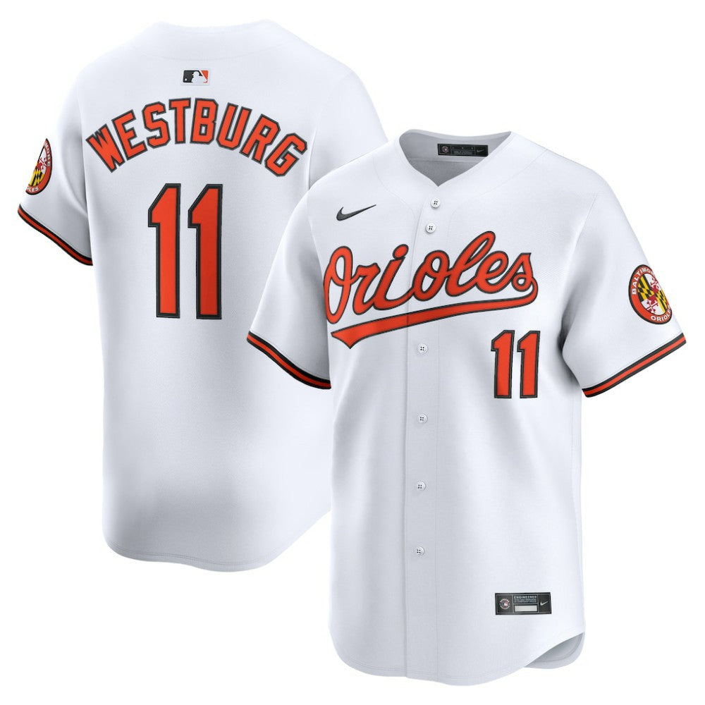 Jordan Westburg Baltimore Orioles Home Limited Player Jersey - White
