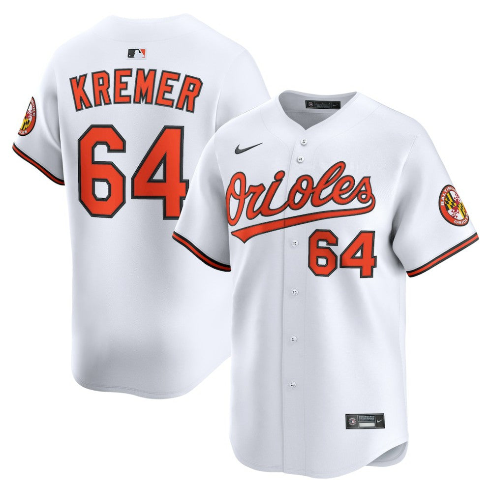 Dean Kremer Baltimore Orioles Home Limited Player Jersey - White