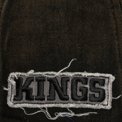 Los Angeles Kings Mitchell & Ness Downtown Snow Wash Pro-Crown Adjustable Hat Black