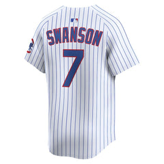 Dansby Swanson Chicago Cubs Home Limited Player Jersey - White