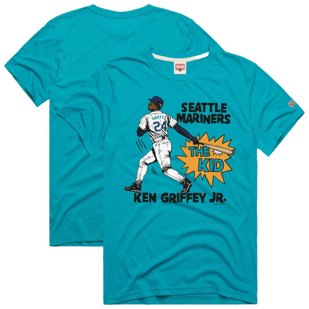 Ken Griffey Jr. Seattle Mariners Homage Graphic Player T-Shirt Teal