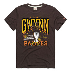 Tony Gwynn San Diego Padres Homage Graphic Player T-Shirt Brown
