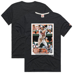 Gunnar Henderson Baltimore Orioles Homage 2023 Topps Baseball Card Player T-Shirt Charcoal