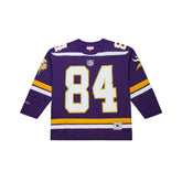 Randy Moss Minnesota Vikings Maxxed Out Fashion Hockey Jersey - Purple sale