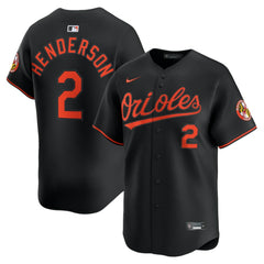 Gunnar Henderson Baltimore Orioles Alternate Limited Player Jersey - Black