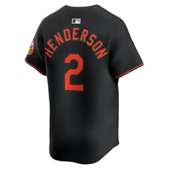 Gunnar Henderson Baltimore Orioles Alternate Limited Player Jersey - Black