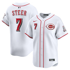 Spencer Steer Cincinnati Reds Home Limited Player Jersey White | Nike