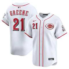 Hunter Greene Cincinnati Reds Home Limited Player Jersey - White