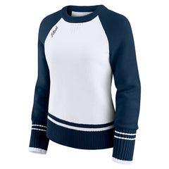 Houston Astros WEAR by Erin Andrews Women's Colorblock Raglan Sweater White