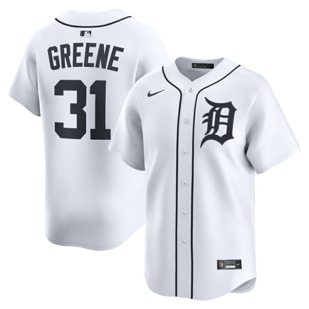 Riley Greene Detroit Tigers Home Limited Player Jersey White | Nike