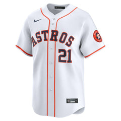 Yainer Diaz Houston Astros Home Limited Player Jersey White | Nike