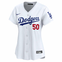 Mookie Betts Los Angeles Dodgers Women's Home Limited Player Jersey - White