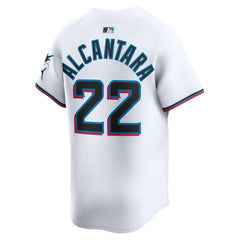 Sandy Alcantara Miami Marlins Home Limited Player Jersey - White
