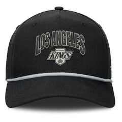Los Angeles Kings Fanatics Decades Collection A-Frame Adjustable Hat Black