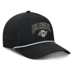 Los Angeles Kings Fanatics Decades Collection A-Frame Adjustable Hat Black