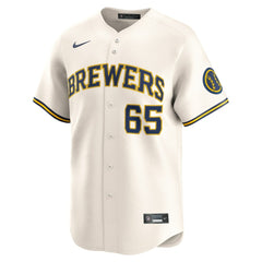 Nestor Cortes Milwaukee Brewers Home Limited Player Jersey - Cream