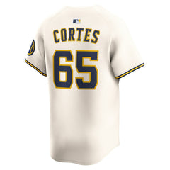 Nestor Cortes Milwaukee Brewers Home Limited Player Jersey - Cream