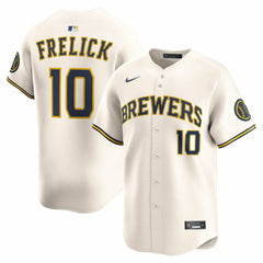 Sal Frelick Milwaukee Brewers Home Limited Player Jersey Cream | Nike