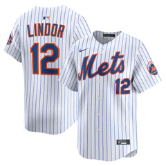 Francisco Lindor New York Mets Home Limited Jersey - White