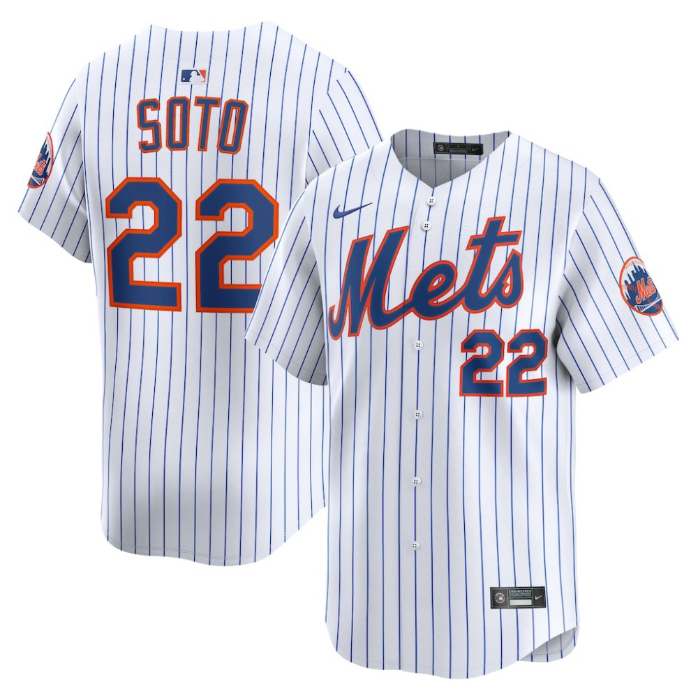 Juan Soto New York Mets Home Limited Jersey - White