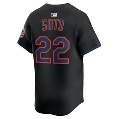 Juan Soto New York Mets Alternate Limited Player Jersey - Black