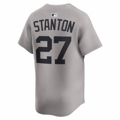 Giancarlo Stanton New York Yankees Road Limited Jersey Gray | Nike