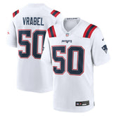 Mike Vrabel New England Patriots Retired Player Game Jersey - White