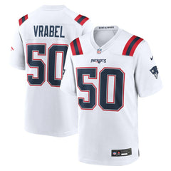 Mike Vrabel New England Patriots Retired Player Game Jersey - White