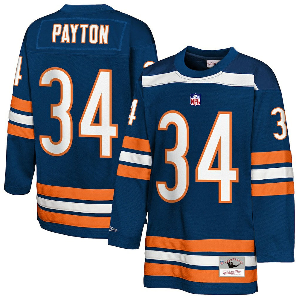 Walter Payton Chicago Bears Youth Hockey Fashion Jersey - Navy discount