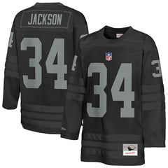 Bo Jackson Las Vegas Raiders Youth Hockey Fashion Jersey - Black for sale