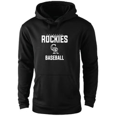 Colorado Rockies Dunbrooke Champion Pullover Hoodie Black
