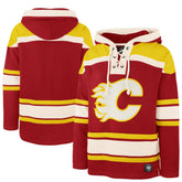 Calgary Flames '47 Superior Lacer Hoodie Red