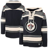 Winnipeg Jets '47 Superior Lacer Hoodie Navy