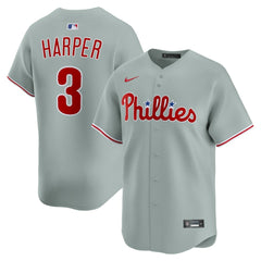 Bryce Harper Philadelphia Phillies Road Limited Player Jersey - Gray