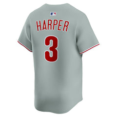 Bryce Harper Philadelphia Phillies Road Limited Player Jersey - Gray