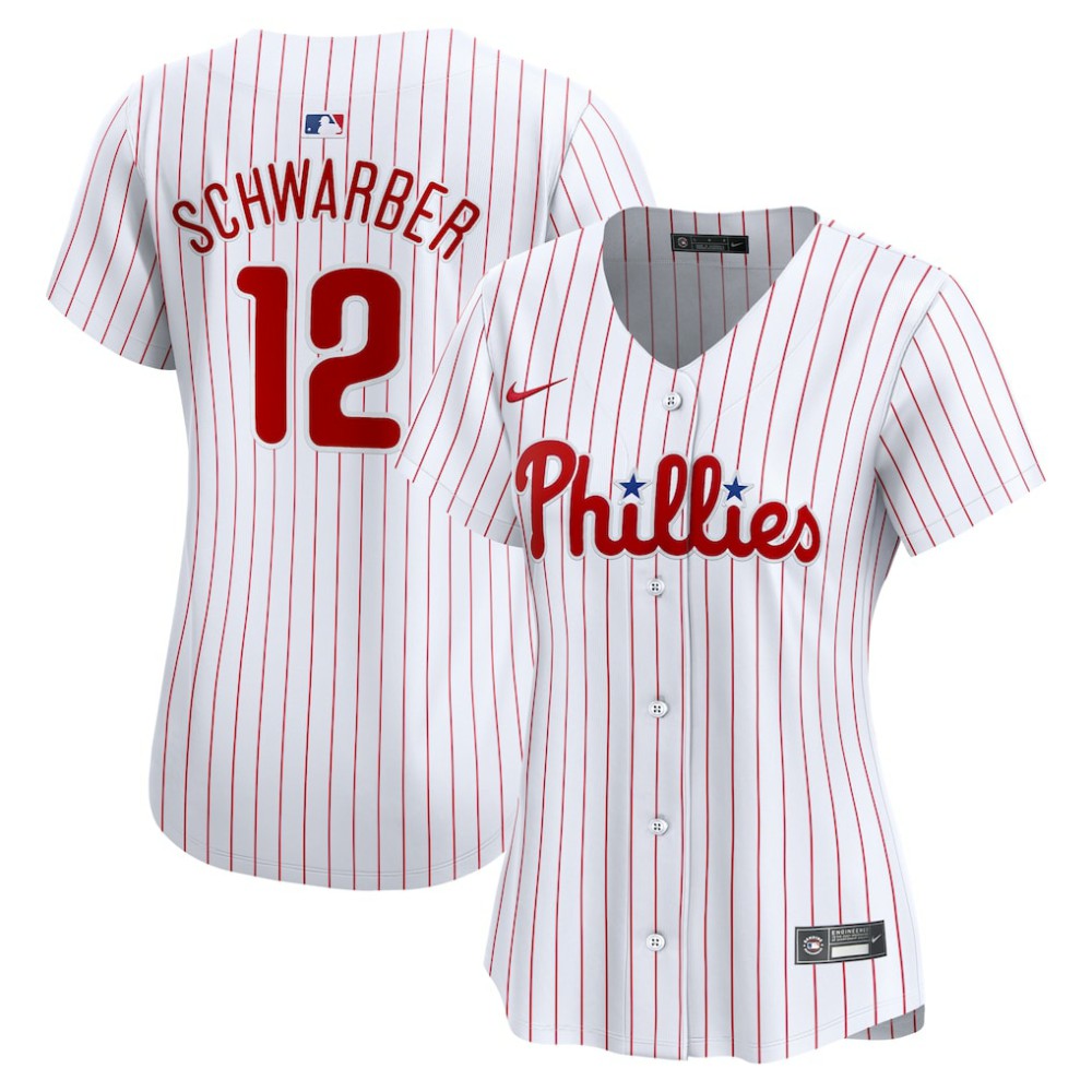 Kyle Schwarber Philadelphia Phillies Women's Home Limited Player Jersey - White